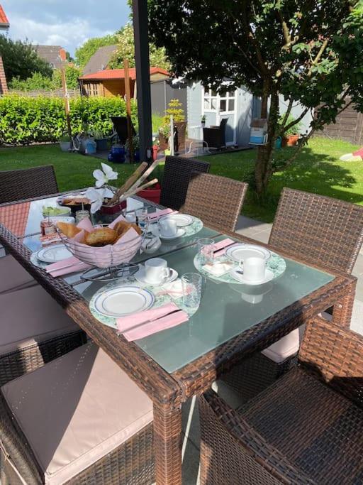 Urlaubsdomizil Norden/Norddeich, Mit Garten Eksteriør bilde