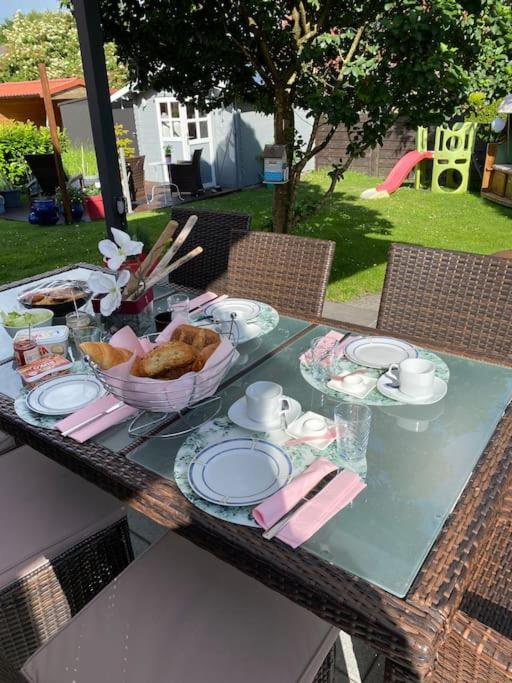 Urlaubsdomizil Norden/Norddeich, Mit Garten Eksteriør bilde